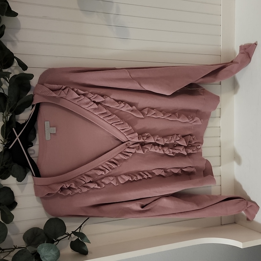 XXL ROSE PINK CROP SWEATER